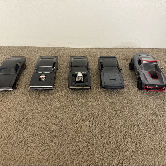 Set of Five Model Cars: Dodge Chargers, Plymouth and Rally Fighter - Picture 1 of 15